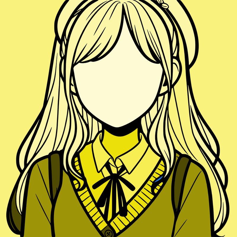 faceless preppy girl