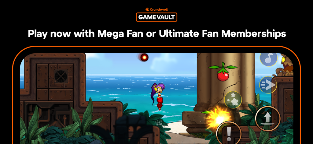 Shantae and the Seven Sirens - Captura de pantalla del juego de Shantae and the Seven Sirens en la plataforma Crunchyroll Game Vault