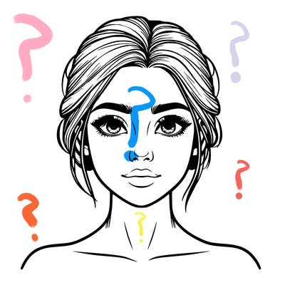 realistic girl with no makeup