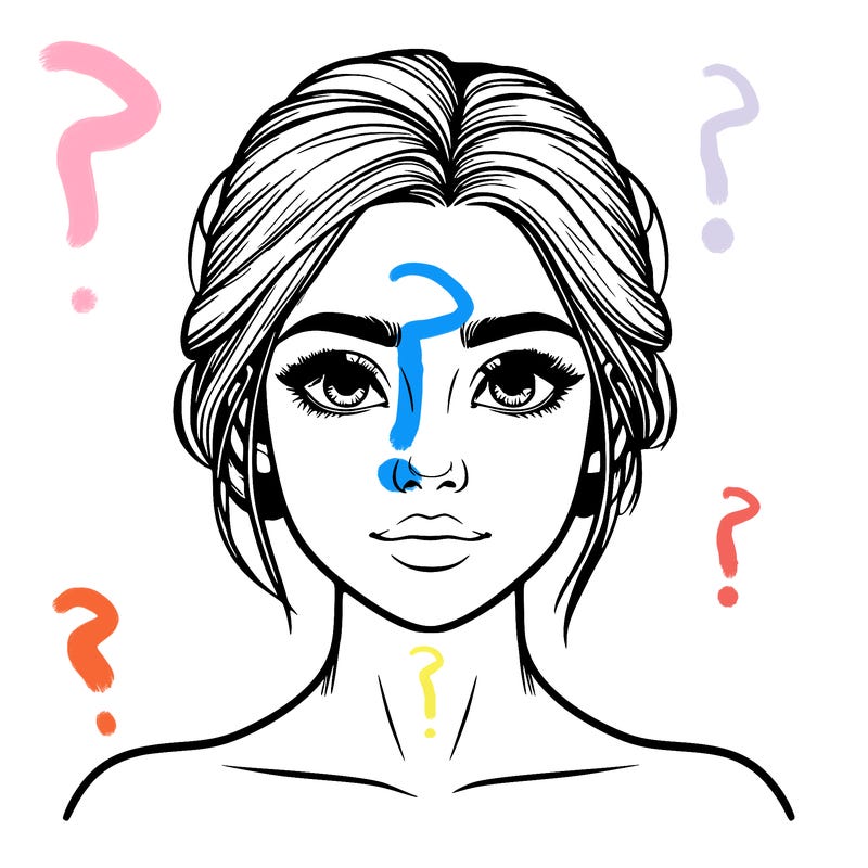 realistic girl with no makeup