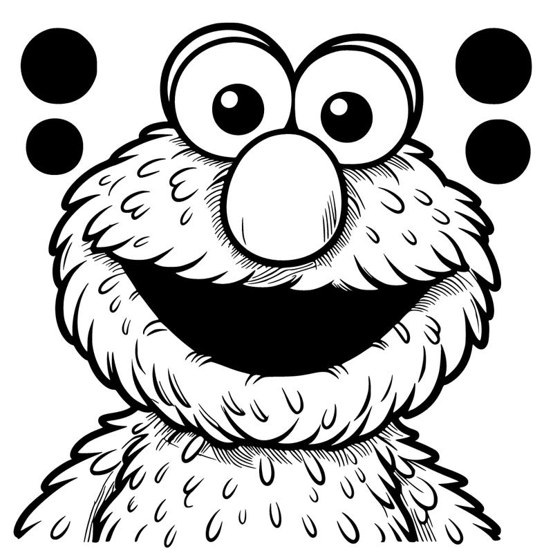 realistic elmo