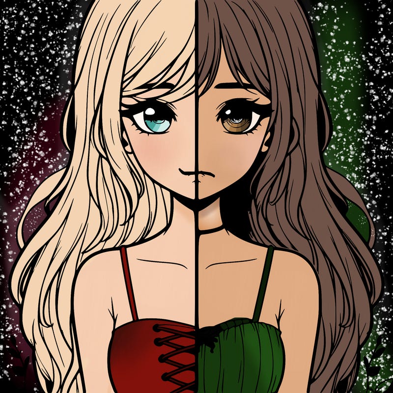 a realistic girl split