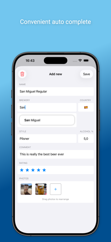 Beer Diary - Review your beers - Food & Drink App | MWM