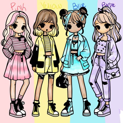 girls with fashion