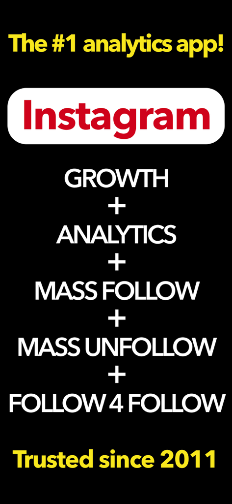 Still Followers - IG Tracker - Promotional graphic highlighting Instagram growth analytics mass follow and mass unfollow features