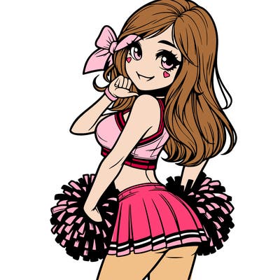 realistic cheerleader