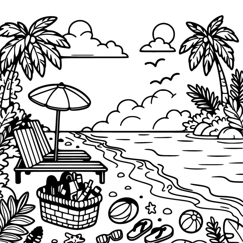 the beach