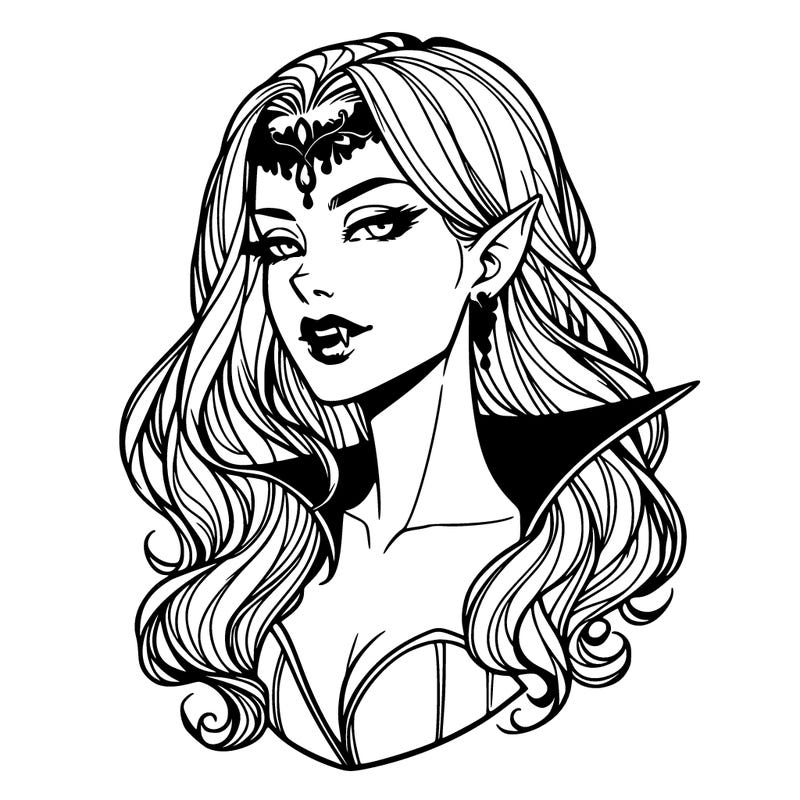 realistic vampire queen