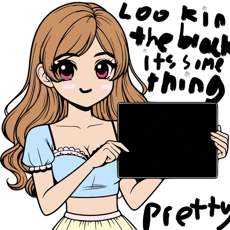 realistic pretty girl holding blank sign