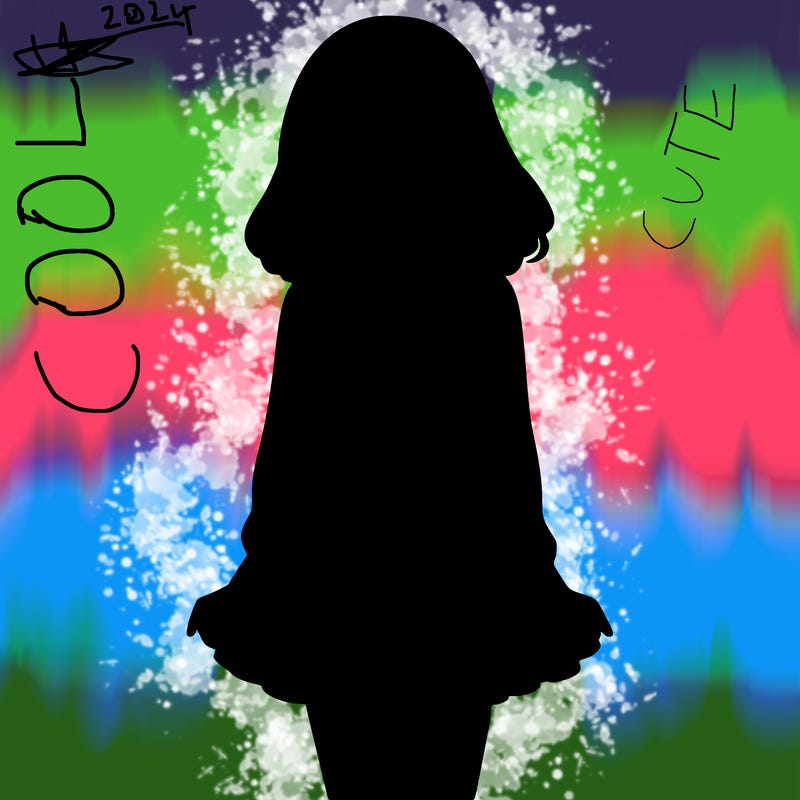 realistic girl with a skirt on