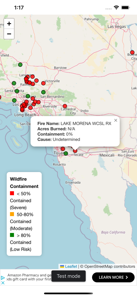 Active Wildfire Tracker Map - Weather App | MWM