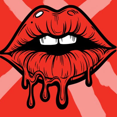 lips that look realistic and drip