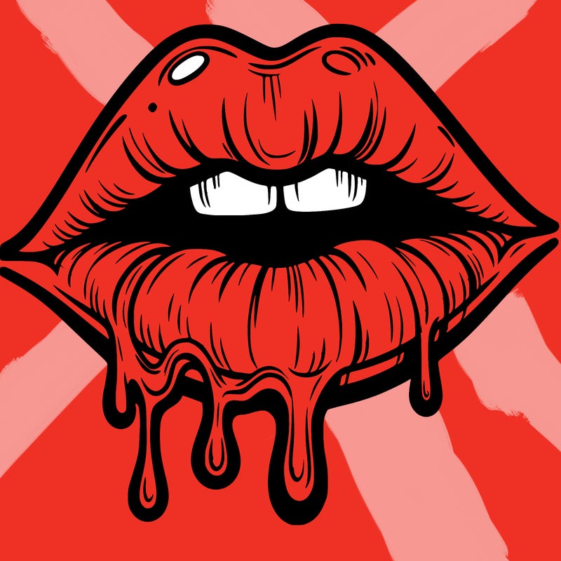lips that look realistic and drip