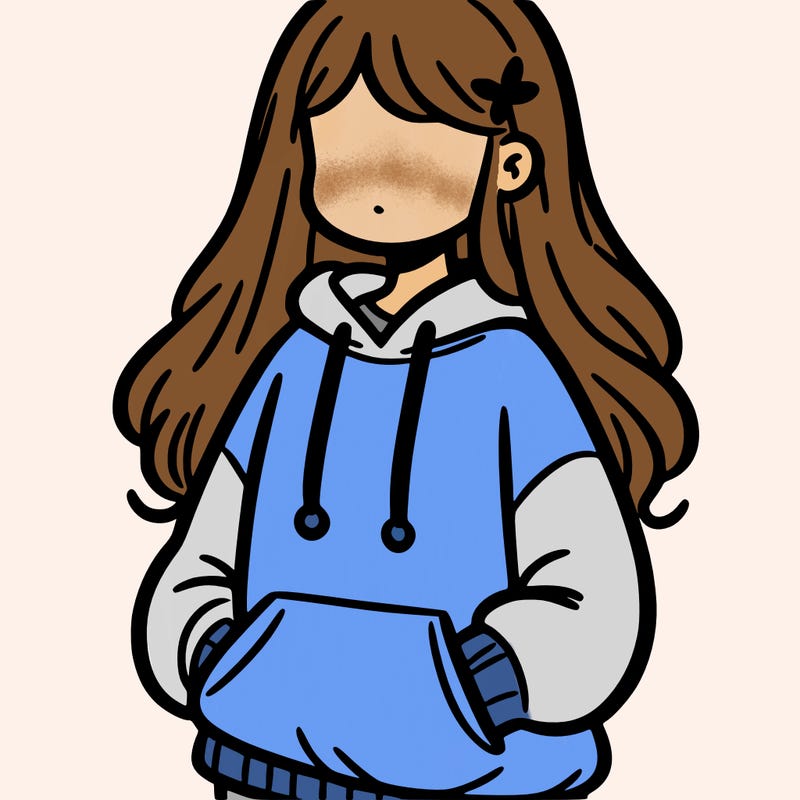 girl in sweatshirt