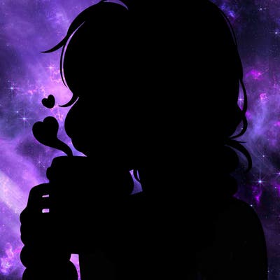 realistic girl drinking coffee