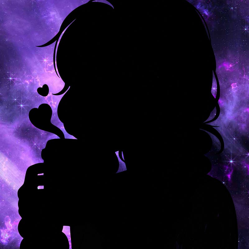 realistic girl drinking coffee