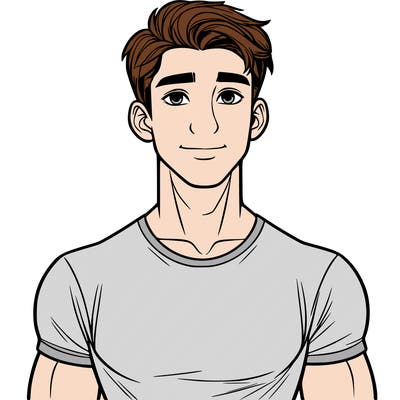 15 year old boy, handsome and physically fit
