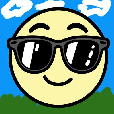 emoji with sunglasses