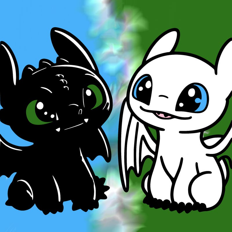 toothless and light fruy