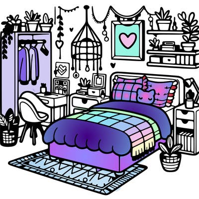 cute aesthetic bedroom