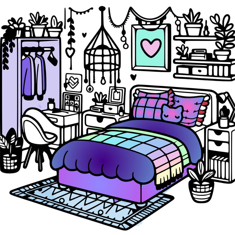 cute aesthetic bedroom