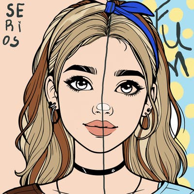 realistic teenage girl