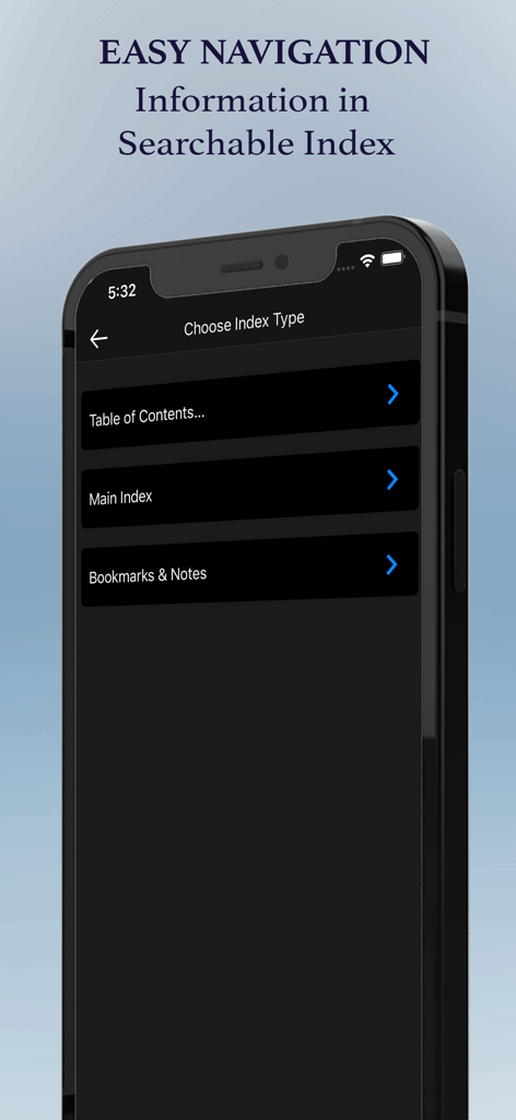CCM Certification Made Easy - CCM Certification app showing index navigation options including table of contents and bookmarks