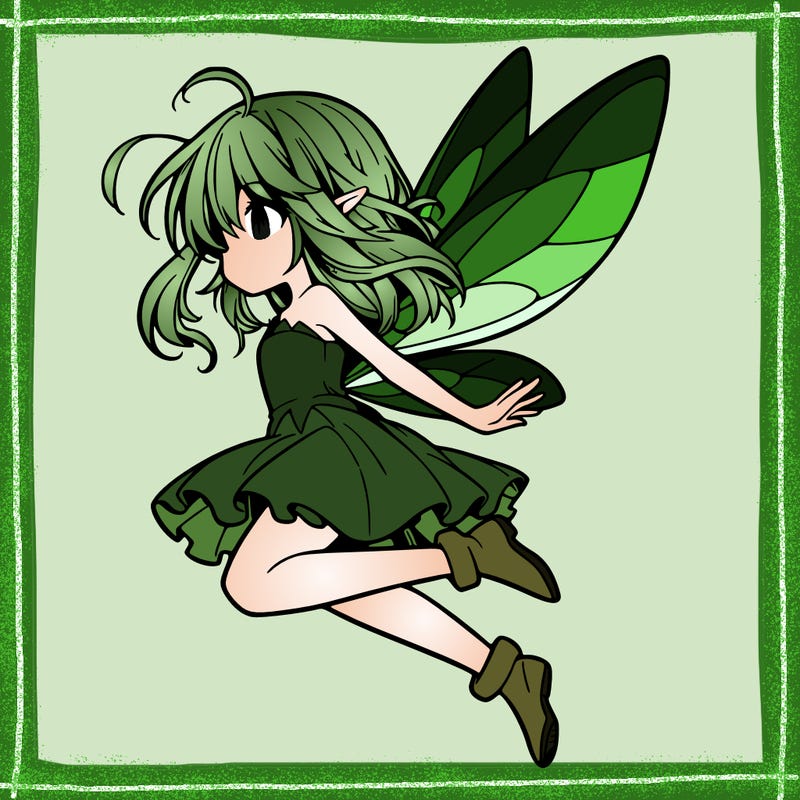 manga fairy flying