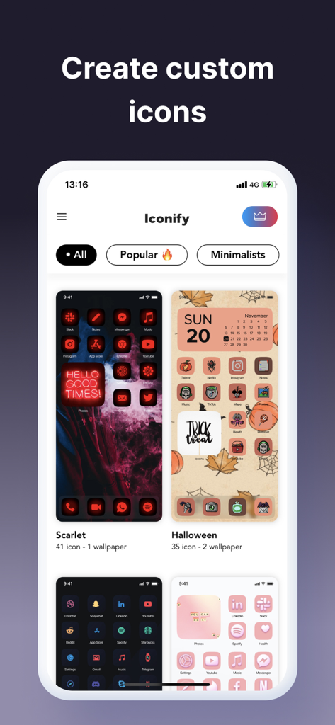 Iconify - Custom Icons Themes - Lifestyle App | MWM