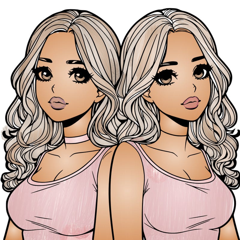 realistic twin sisters