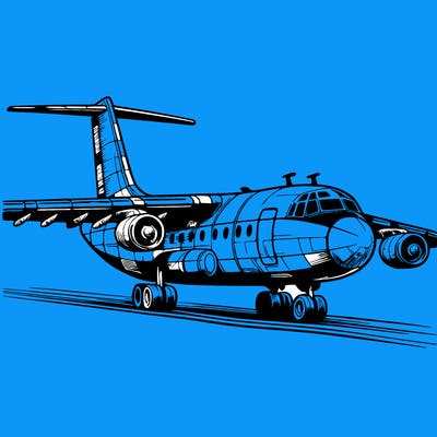 realistic cargo airplane