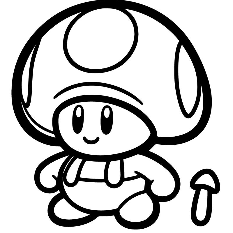 mario bros toad