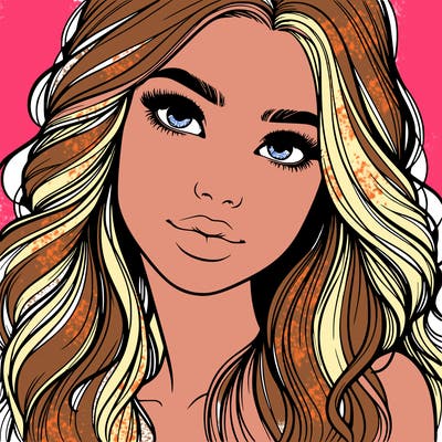 beautiful realistic girl