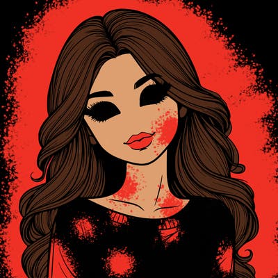 realistic beautiful girl