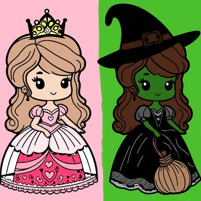 princess as a witch