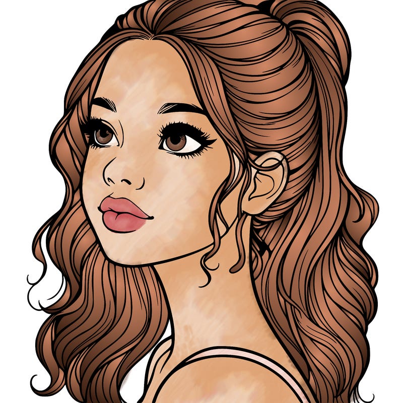 beautiful realistic girl