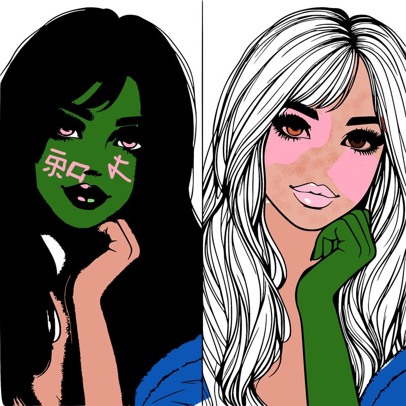 beautiful realistic girl