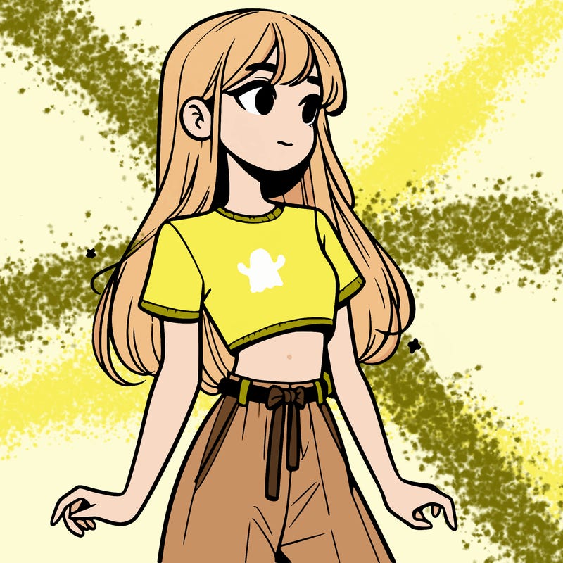 girl in a cute crop top