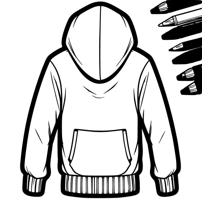 a back of a hoodie