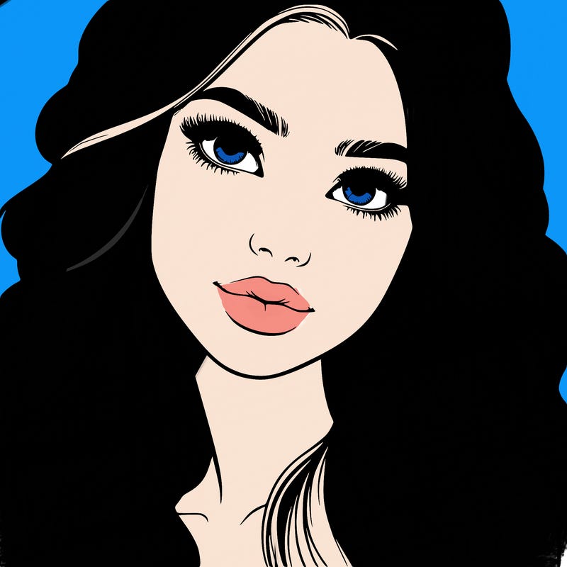 beautiful realistic girl