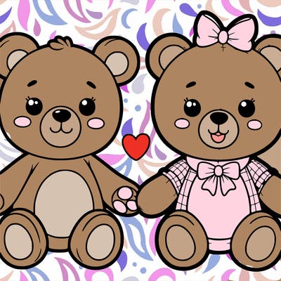 teddy bear with us