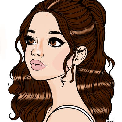 beautiful realistic girl