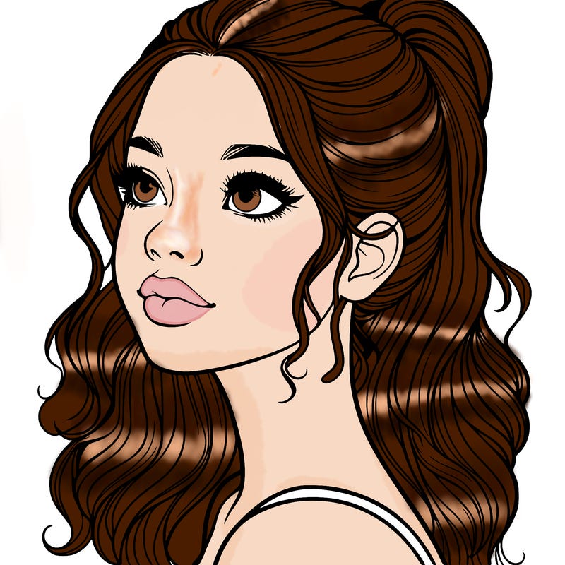 beautiful realistic girl