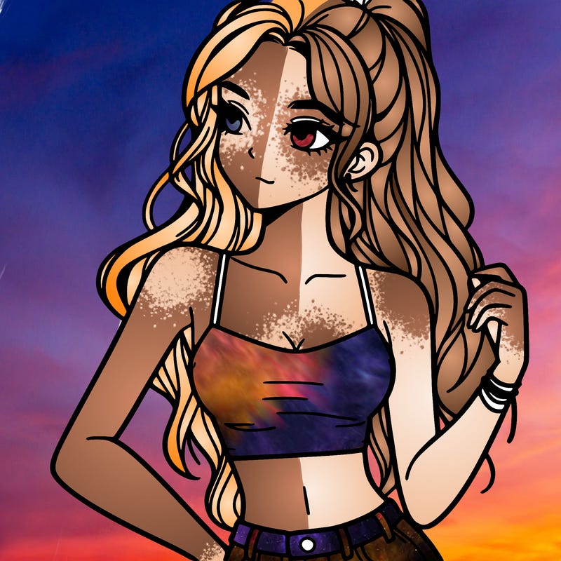 girl in crop top