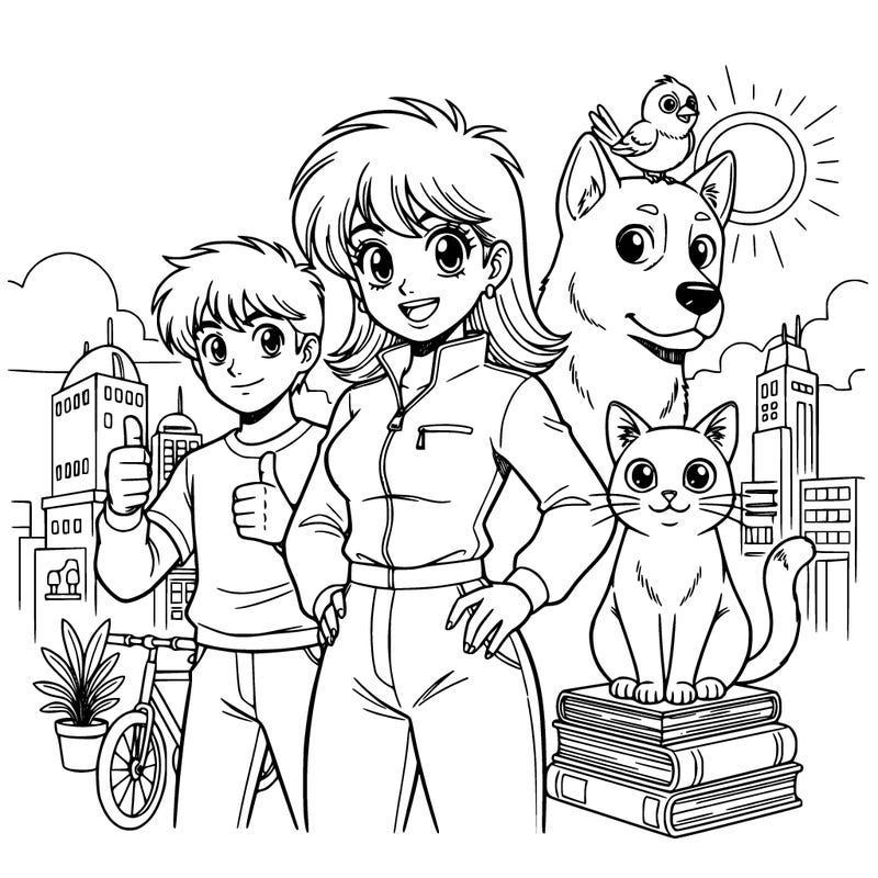 unique, idealistic, easy to draw but beautiful. make it pop…i want it be easy to like! make sure it is creative but nice, and all the outlines are perfect.