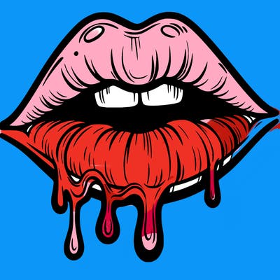 lips that look realistic and drip