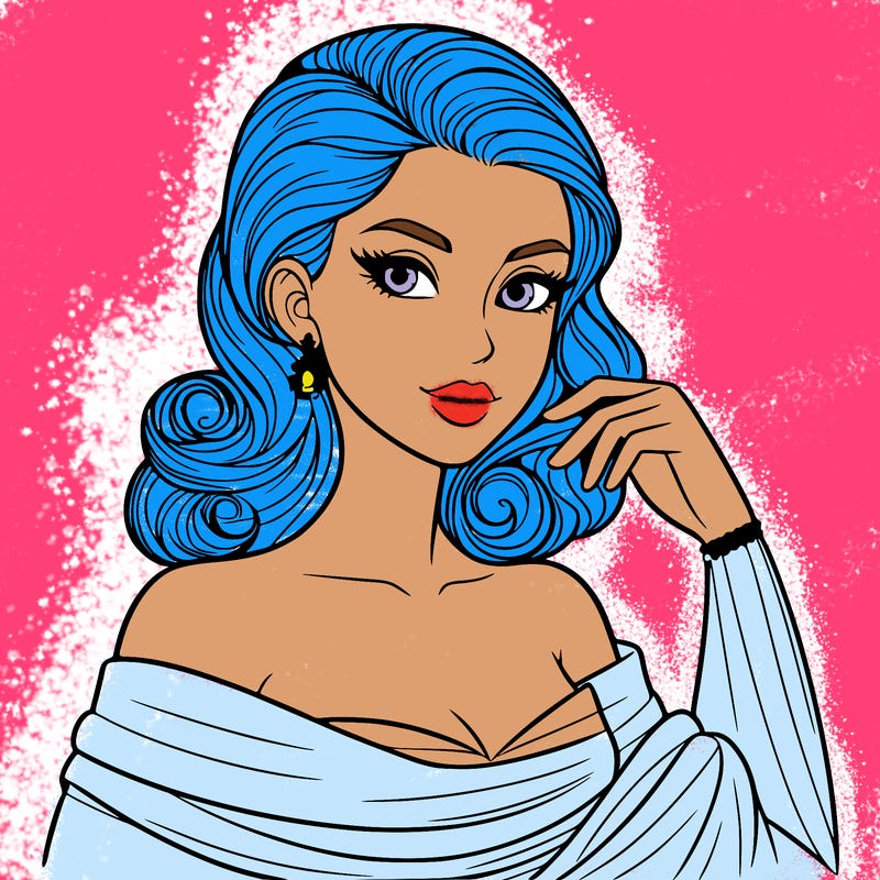 an elegant woman