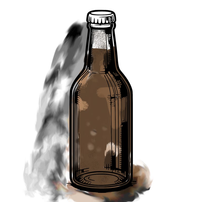 realistic bottle