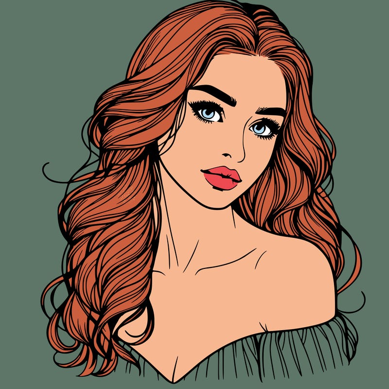 beautiful realistic girl