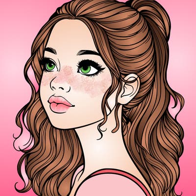 beautiful realistic girl